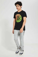Load image into Gallery viewer, Redtag-Grey-Bsr-Heat-Seal-Zip-Active-Pant-Joggers-Senior-Boys-9 to 14 Years