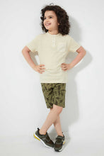 Load image into Gallery viewer, Redtag-Stone-Pkt-Henley-Henley-T-Shirts-Boys-2 to 8 Years