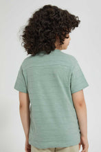 Load image into Gallery viewer, Redtag-Mint-Pkt-Henley-Henley-T-Shirts-Boys-2 to 8 Years