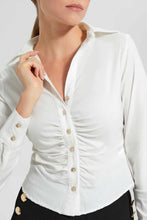 Load image into Gallery viewer, Redtag-White-Collared-Longsleeve-Top-Long-Sleeve-Blouses-Women's-