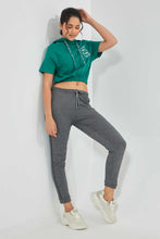 تنزيل الصورة على معرض الصور، Redtag-Dark-Grey-Striped-Pyjama-Bottom-With-Side-Piping-Pyjama-Bottoms-Women's-