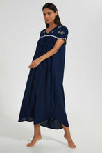 Load image into Gallery viewer, Redtag-Assorted-Plain-Nightgown-With-Embroidery-Nightgowns-Women's-