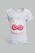 Load image into Gallery viewer, Redtag-Multi-Colour-2Pc-Pack-T-Shirt-Graphic-T-Shirts-Infant-Girls-3 to 24 Months