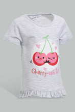 Load image into Gallery viewer, Redtag-Multi-Colour-2Pc-Pack-T-Shirt-Graphic-T-Shirts-Infant-Girls-3 to 24 Months
