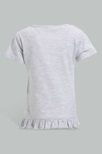 Load image into Gallery viewer, Redtag-Multi-Colour-2Pc-Pack-T-Shirt-Graphic-T-Shirts-Infant-Girls-3 to 24 Months