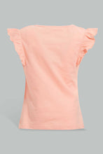 Load image into Gallery viewer, Redtag-Multi-Colour-2Pc-Pack-T-Shirt-Graphic-T-Shirts-Infant-Girls-3 to 24 Months