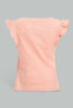 Redtag-Multi-Colour-2Pc-Pack-T-Shirt-Graphic-T-Shirts-Infant-Girls-3 to 24 Months