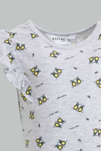Load image into Gallery viewer, Redtag-Multi-Colour-2Pc-Pack-T-Shirt-Graphic-T-Shirts-Infant-Girls-3 to 24 Months