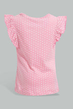 تنزيل الصورة على معرض الصور، Redtag-Multi-Colour-2Pc-Pack-T-Shirt-Graphic-T-Shirts-Infant-Girls-3 to 24 Months
