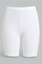 Load image into Gallery viewer, Redtag-Black/White-2Pcs-Pack-Cycling-Leggings-Leggings-Senior-Girls-9 to 14 Years