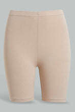 Load image into Gallery viewer, Redtag-White/Beige-2Pcs-Pack-Cycling-Leggings-Leggings-Senior-Girls-9 to 14 Years