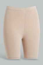 Load image into Gallery viewer, Redtag-White/Beige-2Pcs-Pack-Cycling-Leggings-Leggings-Senior-Girls-9 to 14 Years