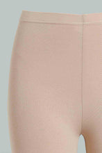 Load image into Gallery viewer, Redtag-White/Beige-2Pcs-Pack-Cycling-Leggings-Leggings-Senior-Girls-9 to 14 Years