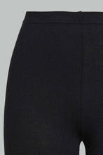 Load image into Gallery viewer, Redtag-Black/Pink-2Pcs-Pack-Cycling-Leggings-Leggings-Senior-Girls-9 to 14 Years