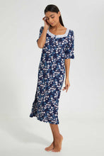 تنزيل الصورة على معرض الصور، Redtag-Assorted-Allover-Printed-Nightgown-Nightgowns-Women's-