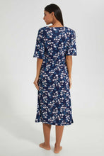تنزيل الصورة على معرض الصور، Redtag-Assorted-Allover-Printed-Nightgown-Nightgowns-Women's-