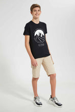 تنزيل الصورة على معرض الصور، Redtag-Black-Batman-T-Shirt-Graphic-T-Shirts-Senior-Boys-9 to 14 Years