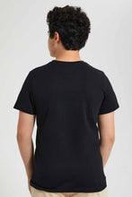 تنزيل الصورة على معرض الصور، Redtag-Black-Bsr-Tiger-Print-Tee-Graphic-T-Shirts-Senior-Boys-9 to 14 Years
