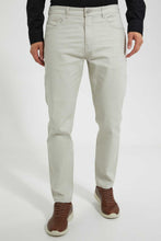 Load image into Gallery viewer, Redtag-White-5-Pocket-Slim-Fit-Jean-Jeans-Regular-Fit-Men's-