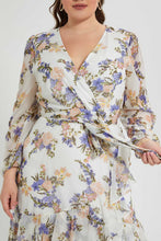 Load image into Gallery viewer, Redtag-Assorted-Floral-Front-Wrap-Long-Dress-Dresses-Women's-