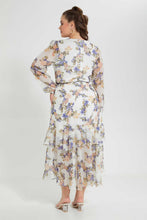 Load image into Gallery viewer, Redtag-Assorted-Floral-Front-Wrap-Long-Dress-Dresses-Women's-