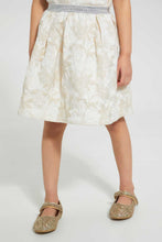 تنزيل الصورة على معرض الصور، Redtag-Gold-Embellished-Skirt-Set-Sets-Girls-2 to 8 Years