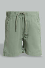Load image into Gallery viewer, Redtag-Green-Trouser-Pull-On-Shorts-Pull-On-Shorts-Infant-Boys-3 to 24 Months