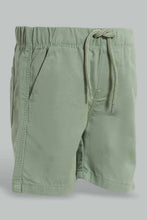 Load image into Gallery viewer, Redtag-Green-Trouser-Pull-On-Shorts-Pull-On-Shorts-Infant-Boys-3 to 24 Months