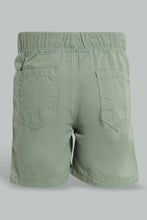 Load image into Gallery viewer, Redtag-Green-Trouser-Pull-On-Shorts-Pull-On-Shorts-Infant-Boys-3 to 24 Months