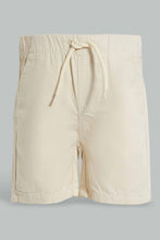 تنزيل الصورة على معرض الصور، Redtag-Ecru-Trouser-Pull-On-Shorts-Pull-On-Shorts-Infant-Boys-3 to 24 Months