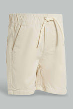 تنزيل الصورة على معرض الصور، Redtag-Ecru-Trouser-Pull-On-Shorts-Pull-On-Shorts-Infant-Boys-3 to 24 Months