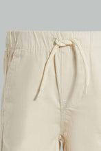 تنزيل الصورة على معرض الصور، Redtag-Ecru-Trouser-Pull-On-Shorts-Pull-On-Shorts-Infant-Boys-3 to 24 Months