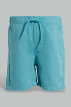 تنزيل الصورة على معرض الصور، Redtag-Sky-Blue-Trouser-Pull-On-Shorts-Pull-On-Shorts-Infant-Boys-3 to 24 Months