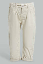 Load image into Gallery viewer, Redtag-Beige-Color-Denim-Pull-Pant-Jeans-Pull-On-Infant-Boys-3 to 24 Months