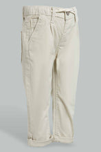 Load image into Gallery viewer, Redtag-Beige-Color-Denim-Pull-Pant-Jeans-Pull-On-Infant-Boys-3 to 24 Months