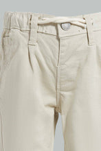 Load image into Gallery viewer, Redtag-Beige-Color-Denim-Pull-Pant-Jeans-Pull-On-Infant-Boys-3 to 24 Months