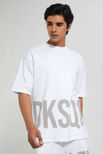 Load image into Gallery viewer, Redtag-White-Loungewear-SweaT-Shirt-Loungewear--