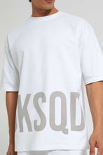 Load image into Gallery viewer, Redtag-White-Loungewear-SweaT-Shirt-Loungewear--