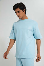 Load image into Gallery viewer, Redtag-Blue-Loungewear-SweaT-Shirt-Loungewear--