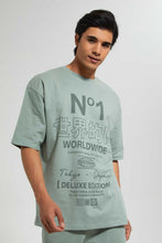 Load image into Gallery viewer, Redtag-Green-Loungewear-SweaT-Shirt-Loungewear--