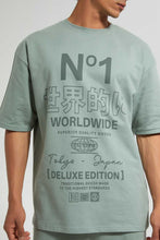 Load image into Gallery viewer, Redtag-Green-Loungewear-SweaT-Shirt-Loungewear--