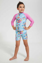 تنزيل الصورة على معرض الصور، Redtag-Assorted-Printed-Swimsuit-Swimsuits-Girls-2 to 8 Years