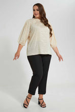 Load image into Gallery viewer, Cream Satin Blouse