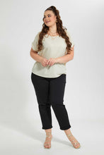 تنزيل الصورة على معرض الصور، Redtag-Cream-Top-Plain-Blouses-Women's-