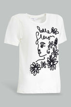 Load image into Gallery viewer, Redtag-Pale-Pink-Lady-Rope-Print-T-Shirt-Category:T-Shirts,-Colour:Pink,-Filter:Women's-Clothing,-New-In,-New-In-Women,-Non-Sale,-S22D,-Section:Women,-Women-T-Shirts-Women's-