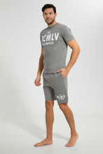 Load image into Gallery viewer, Redtag-Grey-Pyjama-Set-Pyjama-Sets-Men's-