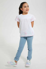 تنزيل الصورة على معرض الصور، Redtag-White-Embroidered-Blouse-Blouses-Girls-2 to 8 Years