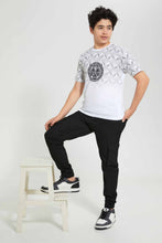 Load image into Gallery viewer, Redtag-Black-Cargo-Jogger-Trouser-Cargo-Pants-Senior-Boys-9 to 14 Years
