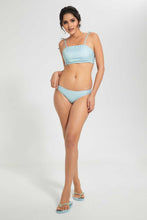 Load image into Gallery viewer, Redtag-Ivory-Striped-Bikini-Bottom-Swimwear-Women's-