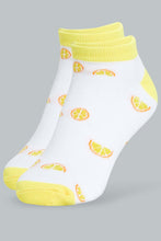 Load image into Gallery viewer, Redtag-Assorted-Striped/Printed-Ankle-Socks-(5-Pack)-Ankle-Socks-Women's-